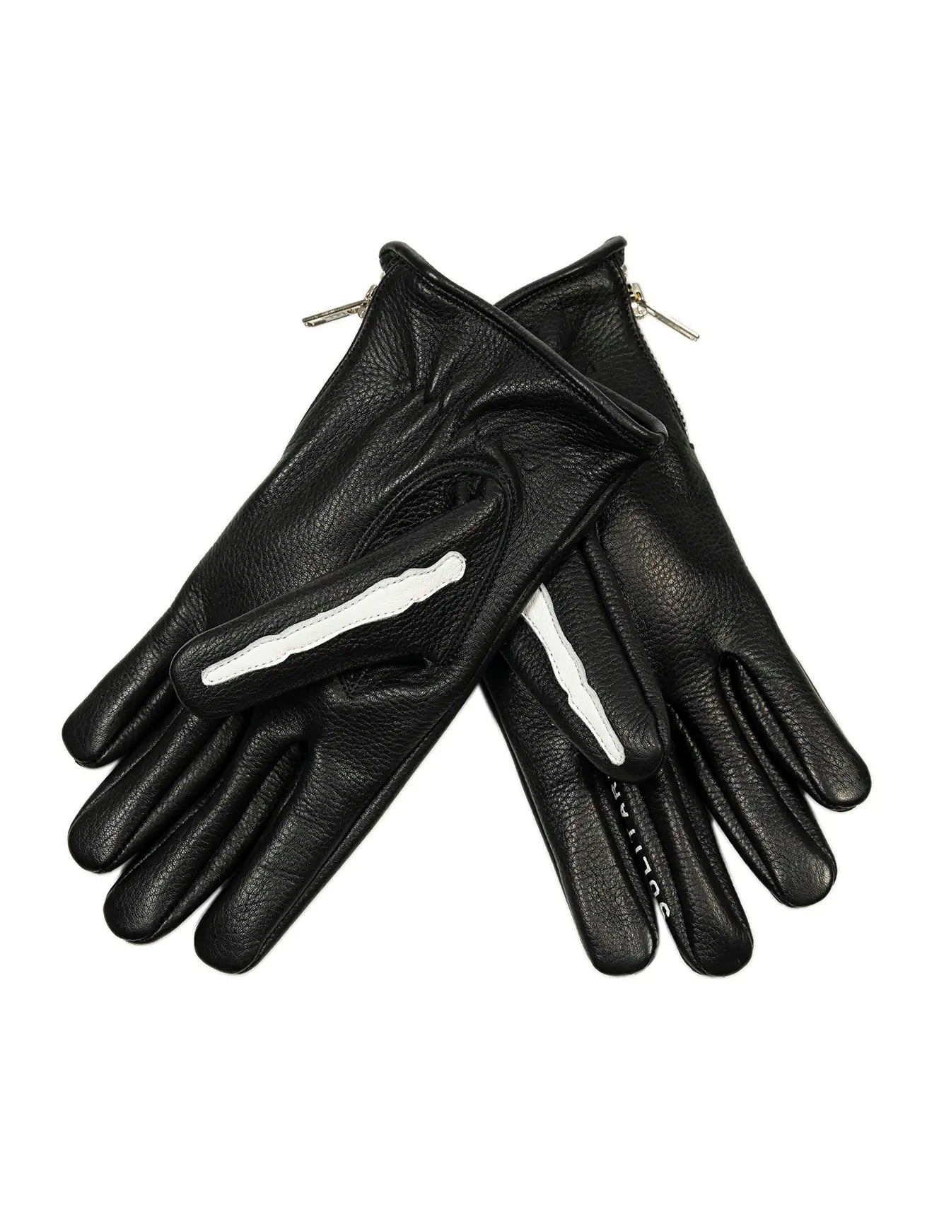 Bones Deerskin Gloves B/W