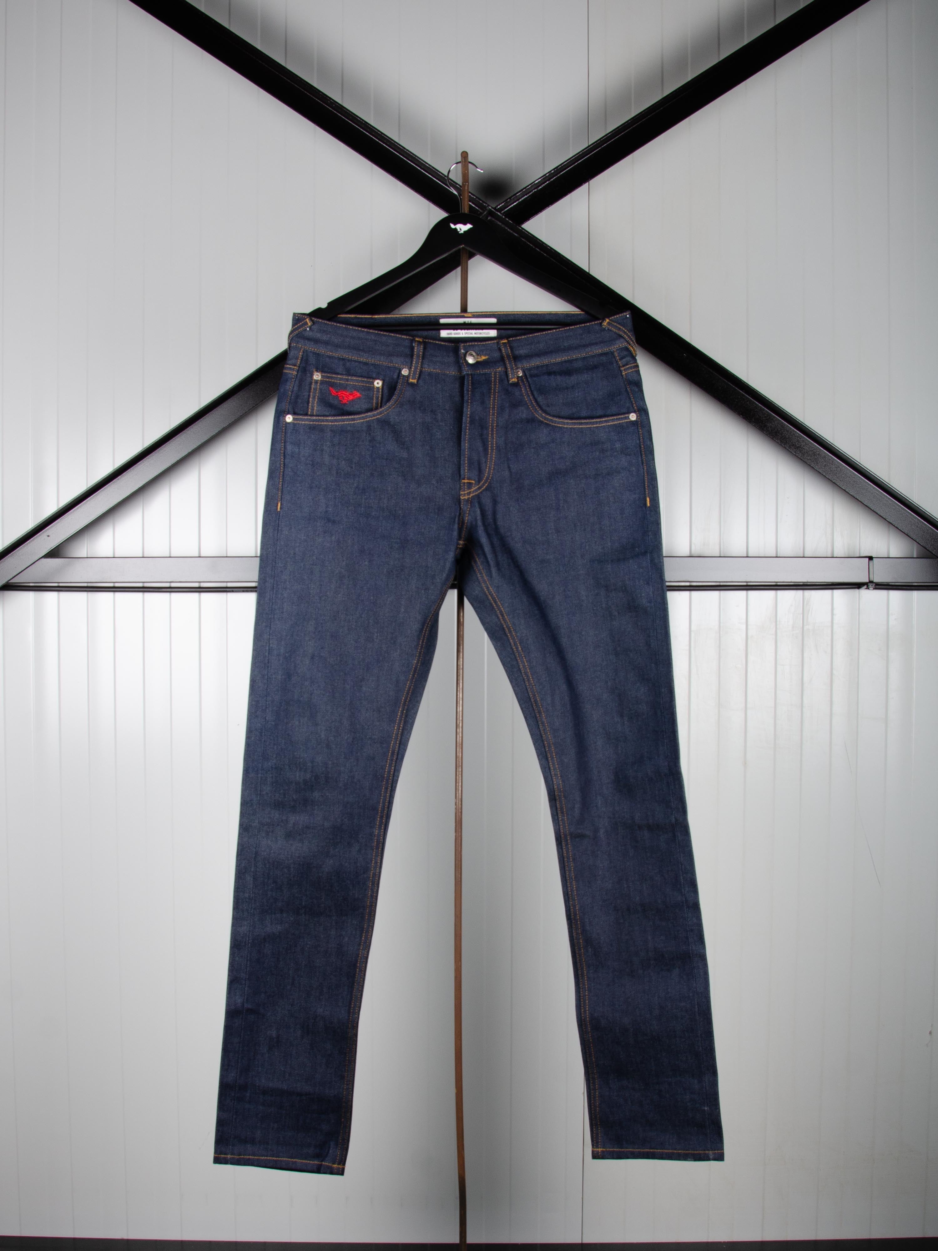 N.O.S. ES-1 Tappered Raw Selvedge Denim Indigo