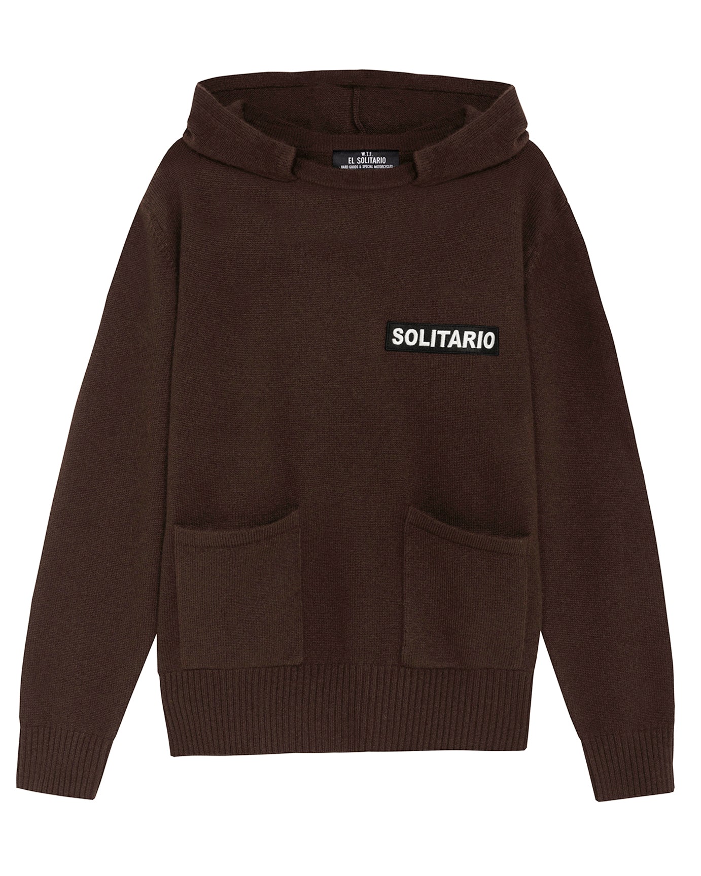 El Solitario Cashmere Hoodie Brown