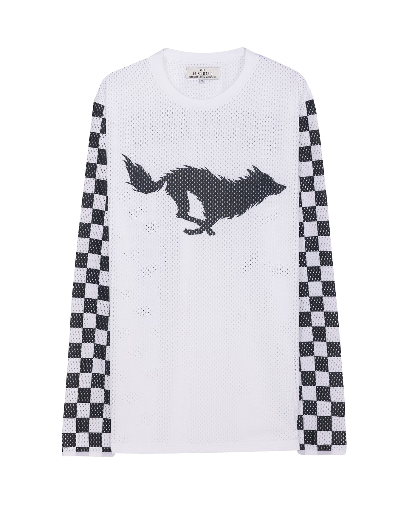 Wolf Checkered Sleeves MX Jersey