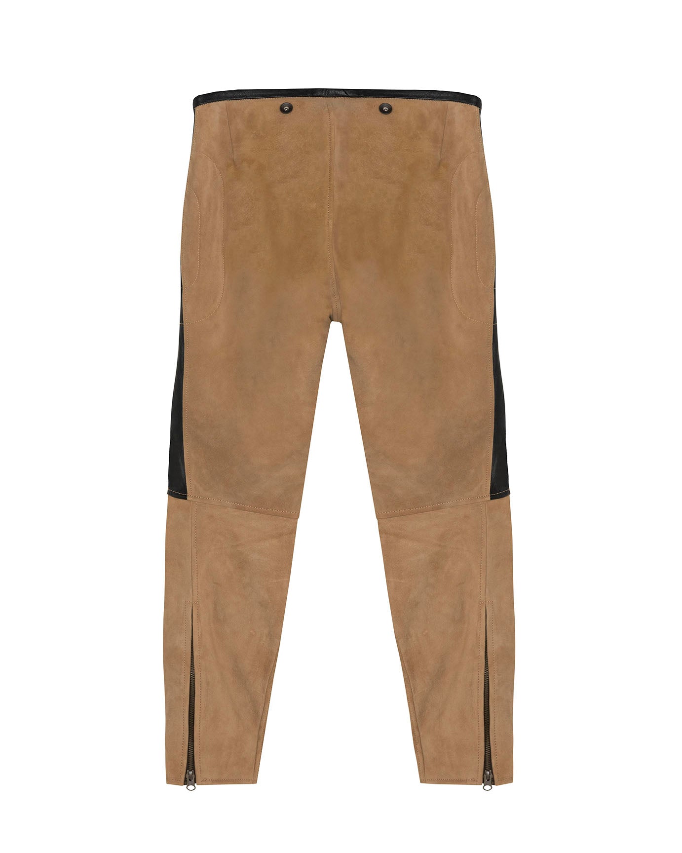 Rascal Leather Motorcycle Pants Beige