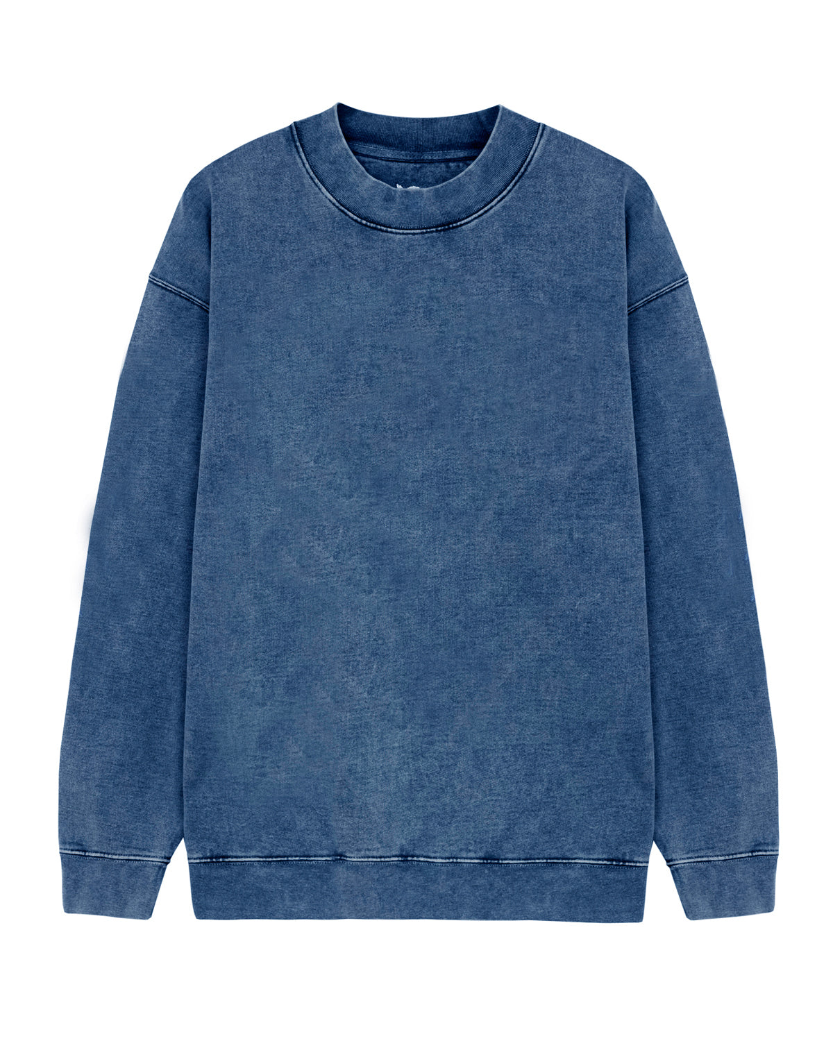 Faded Blue Moto Sweatshirt
