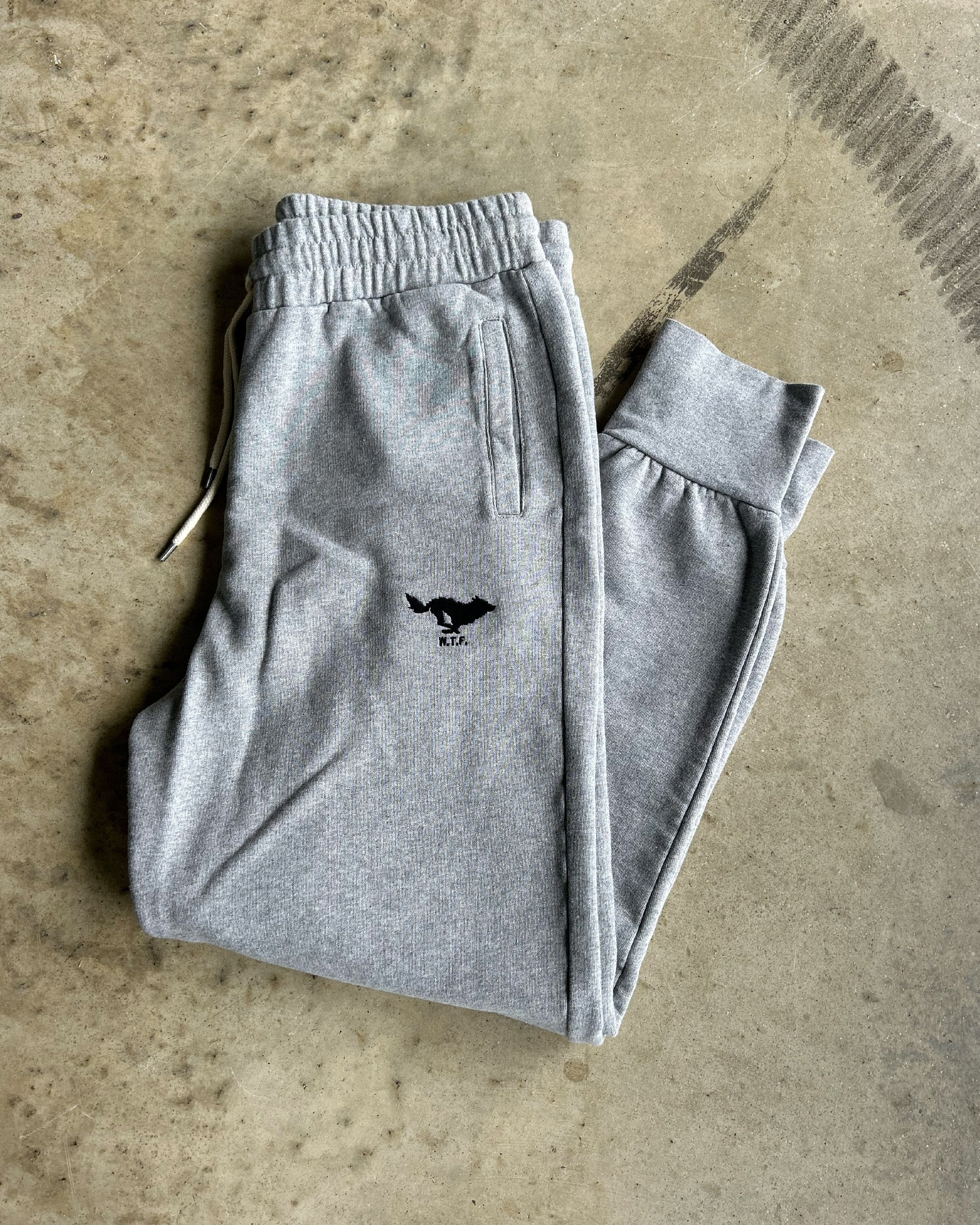 N.O.S. Balboa Embroidered Grey Jogger