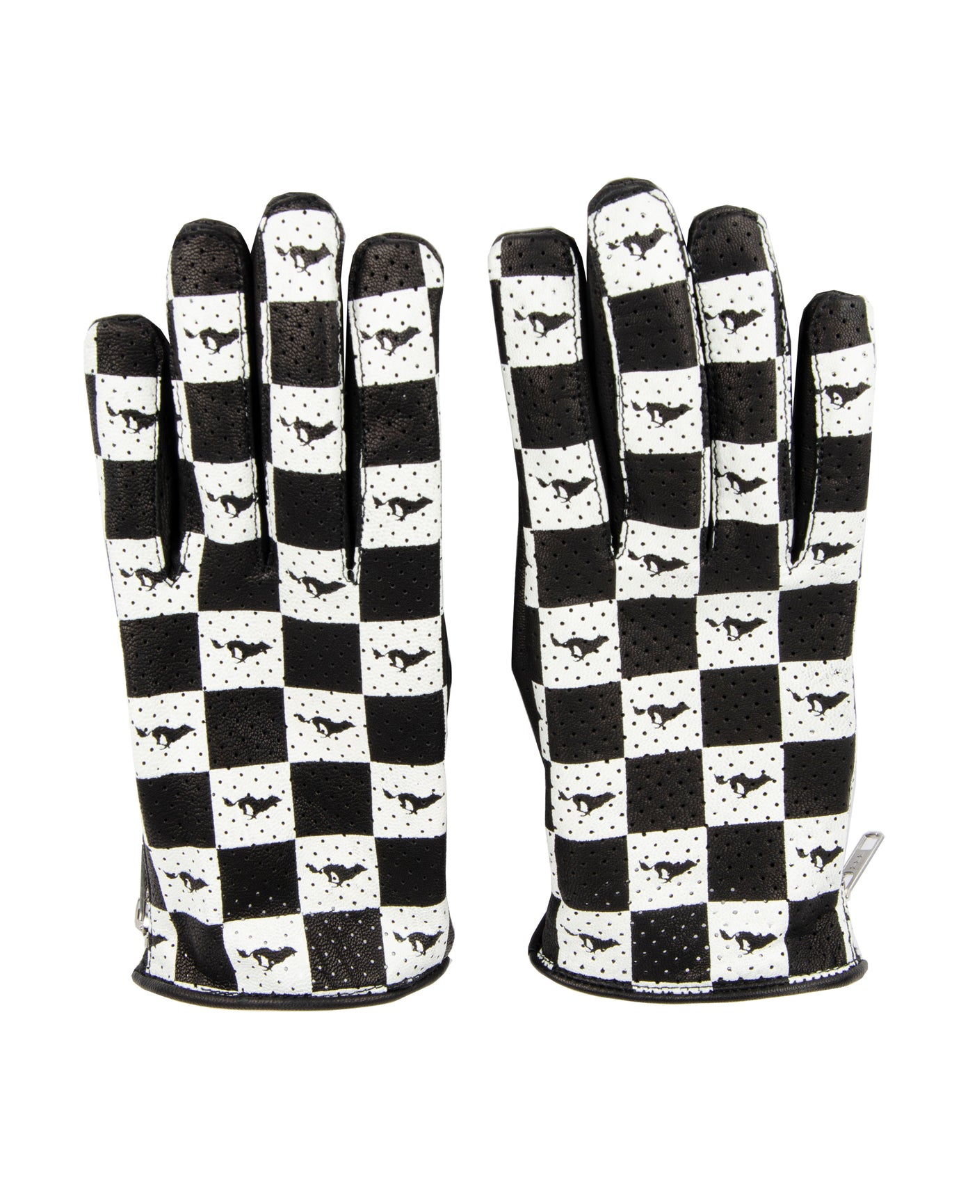 Wolf Checkers Summer Gloves