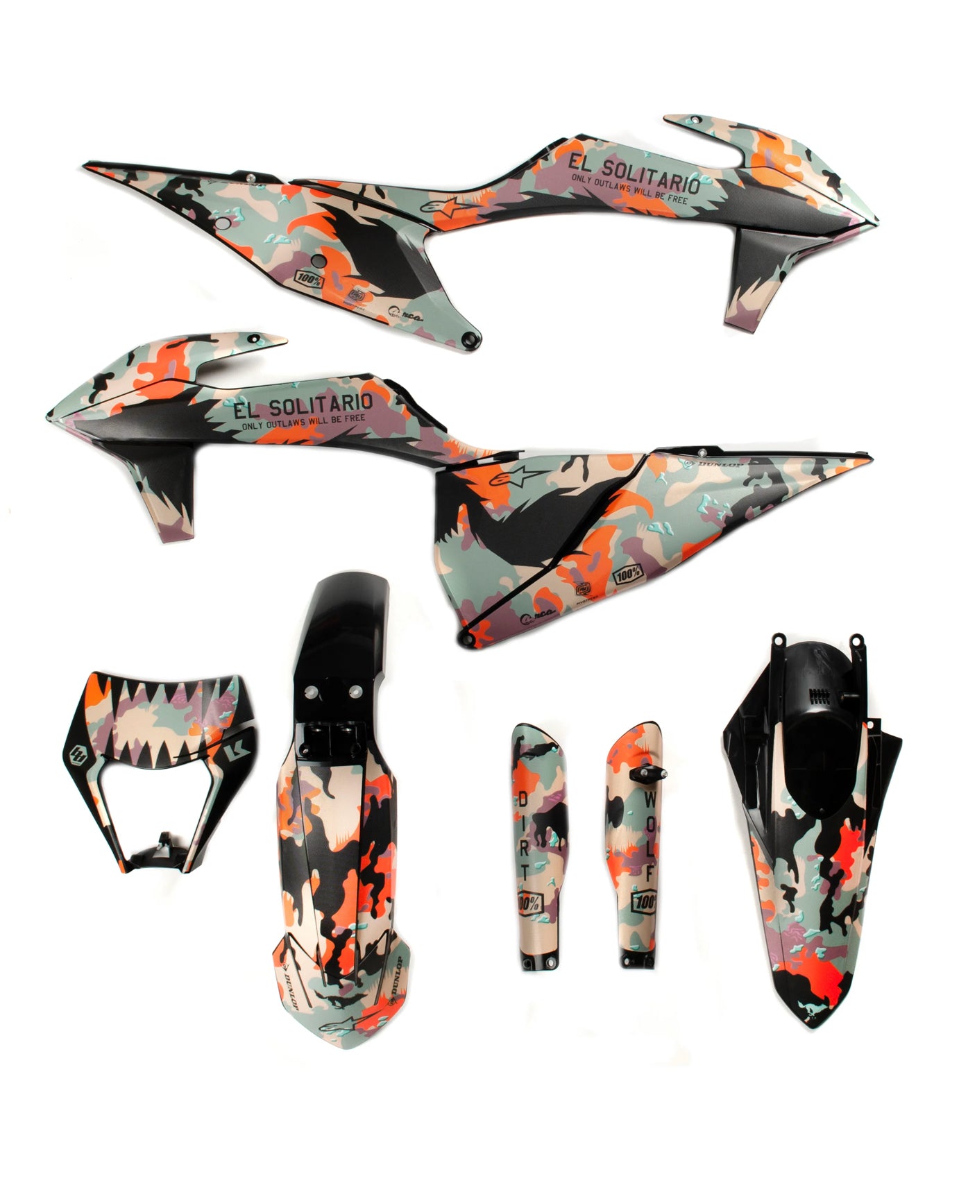El Solitario Outlaws Graphic Kit