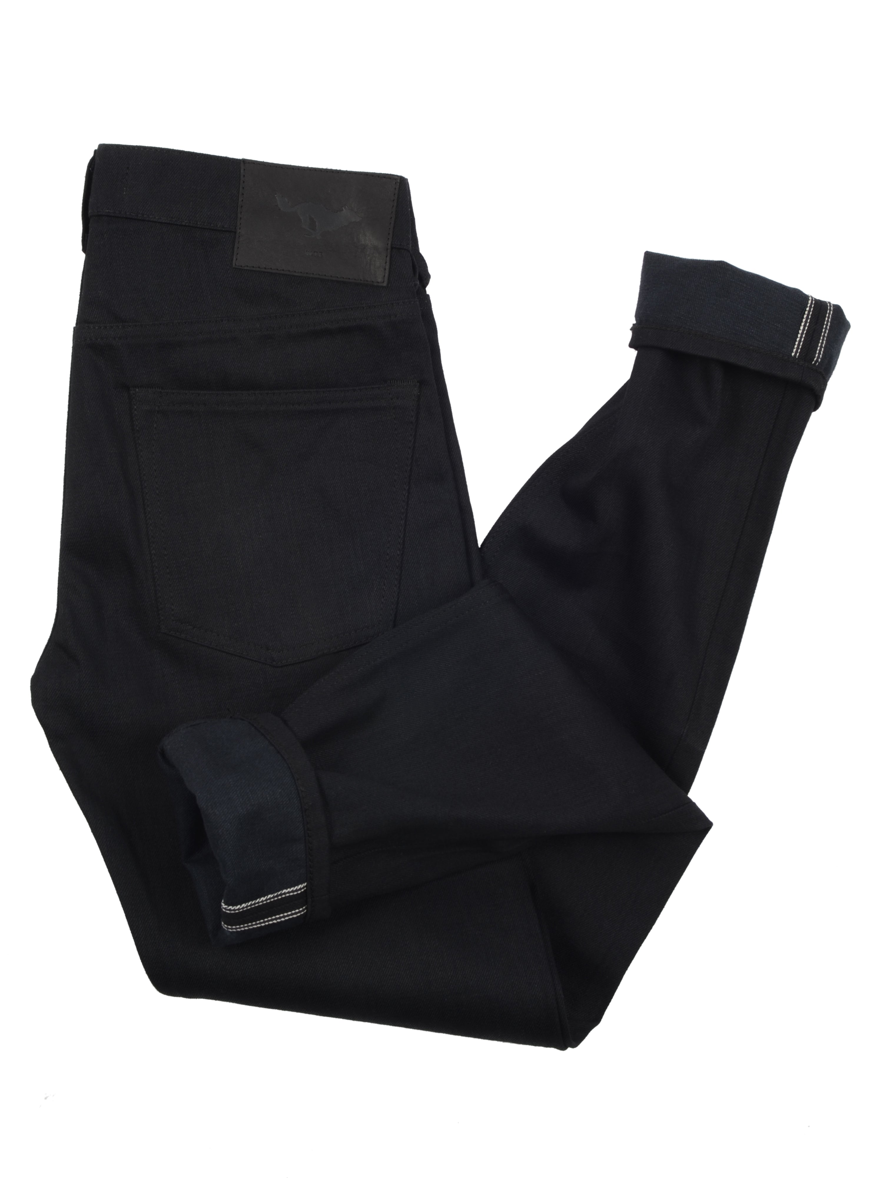 El Solitario Impostor Skinny raw selvedge Denim Black