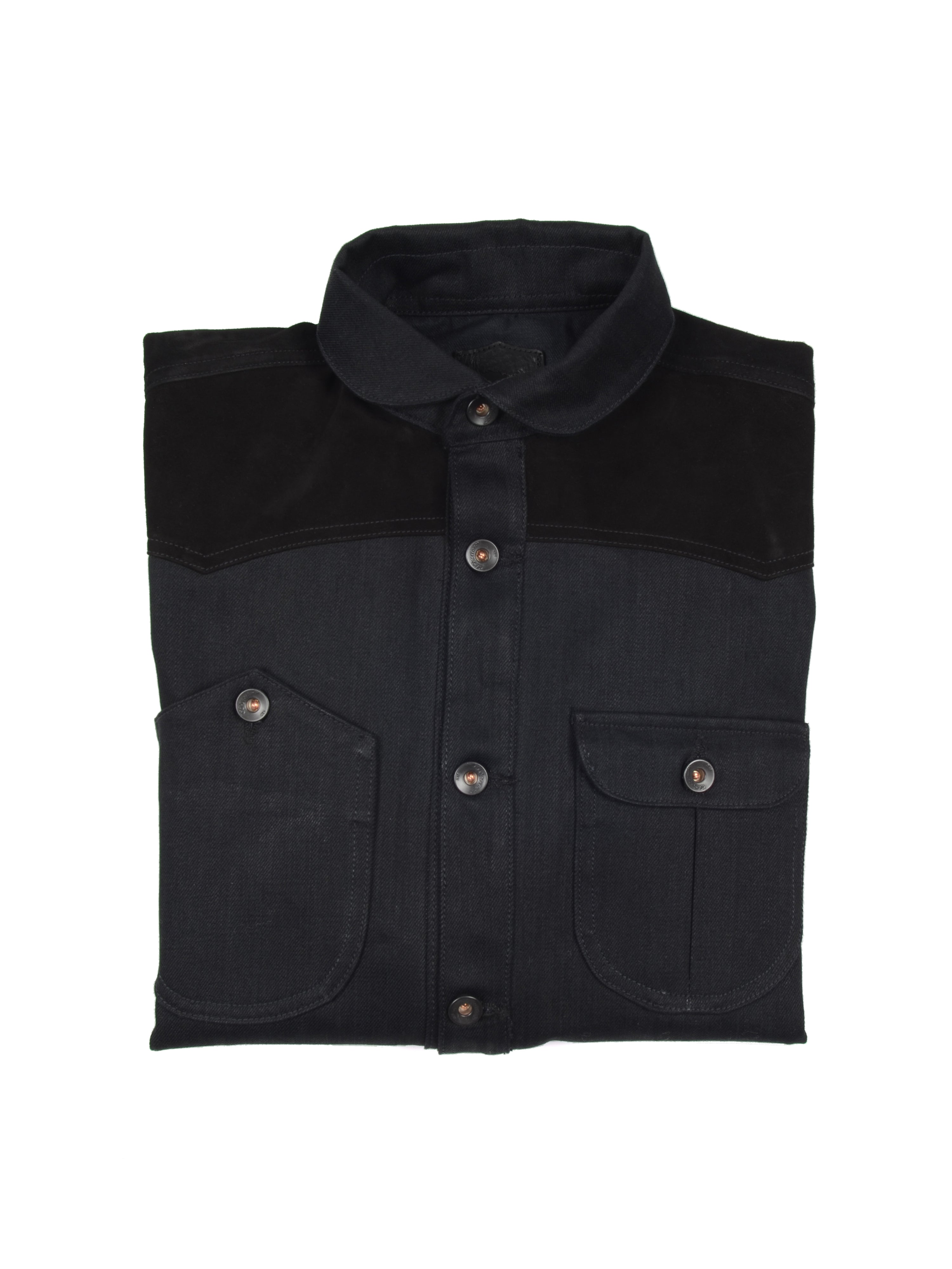 El Solitario Vandal Overshirt Black. Detail