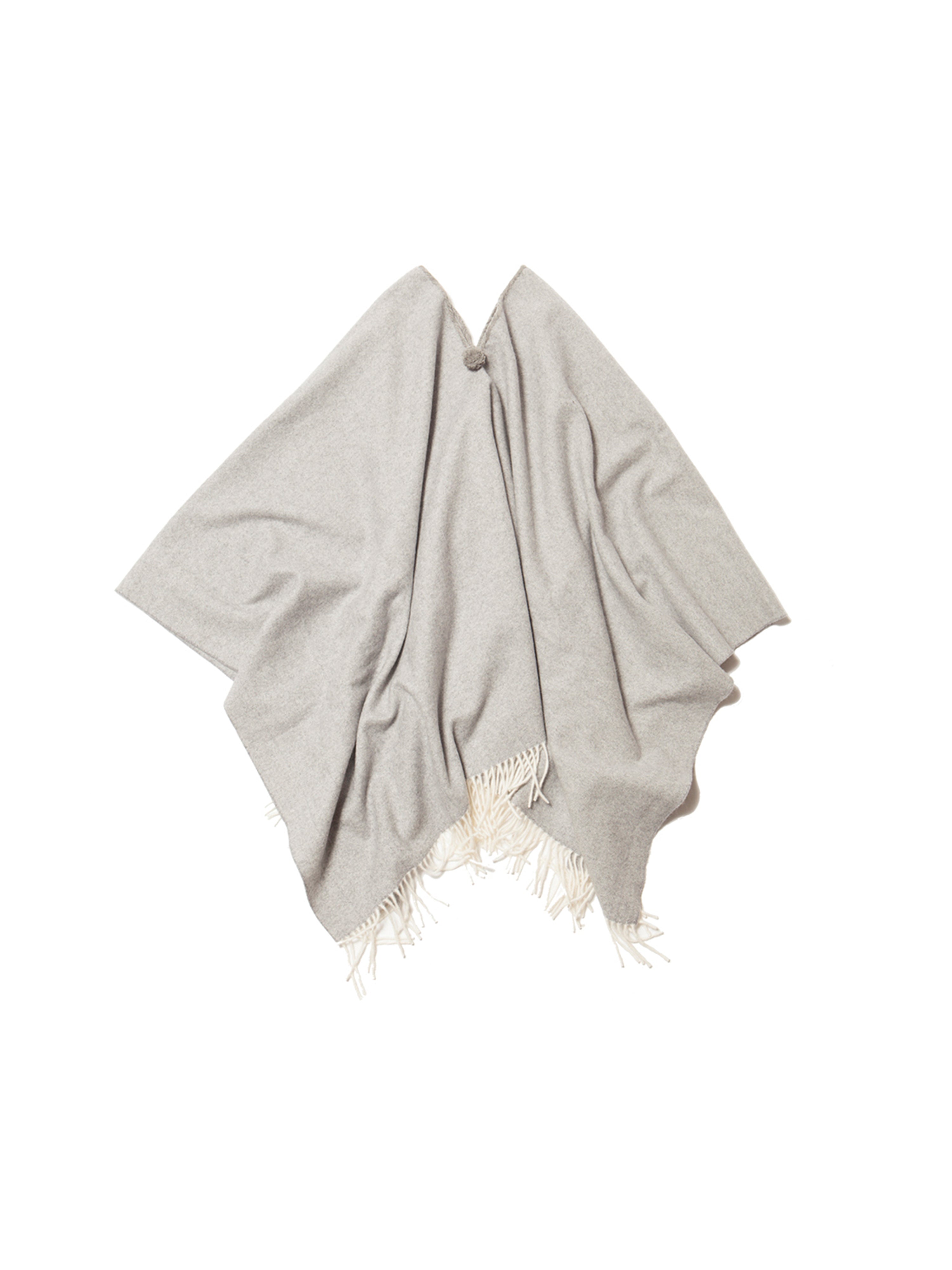 El Solitario Short Poncho Light Grey