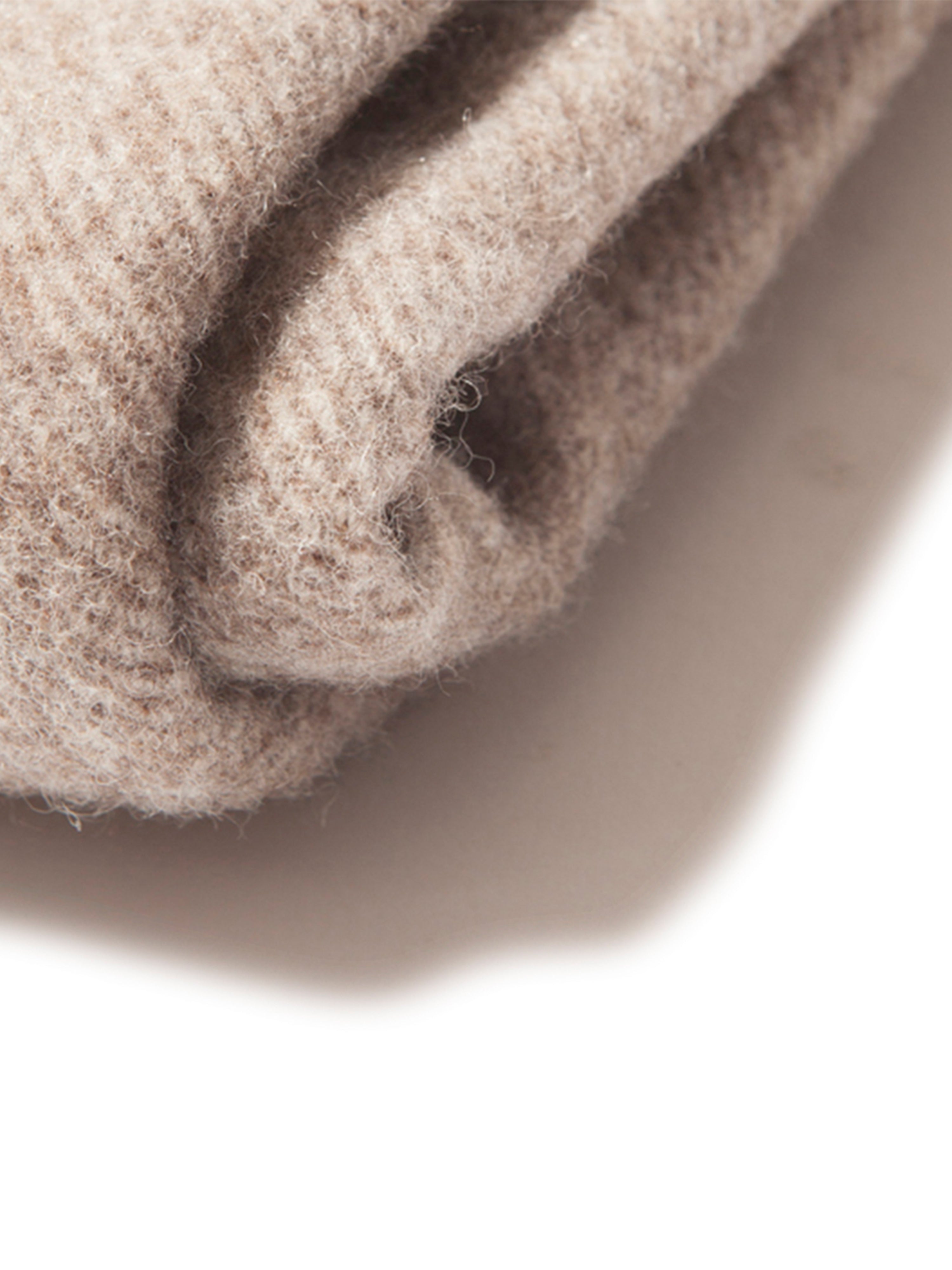 El Solitario Short Poncho Beige