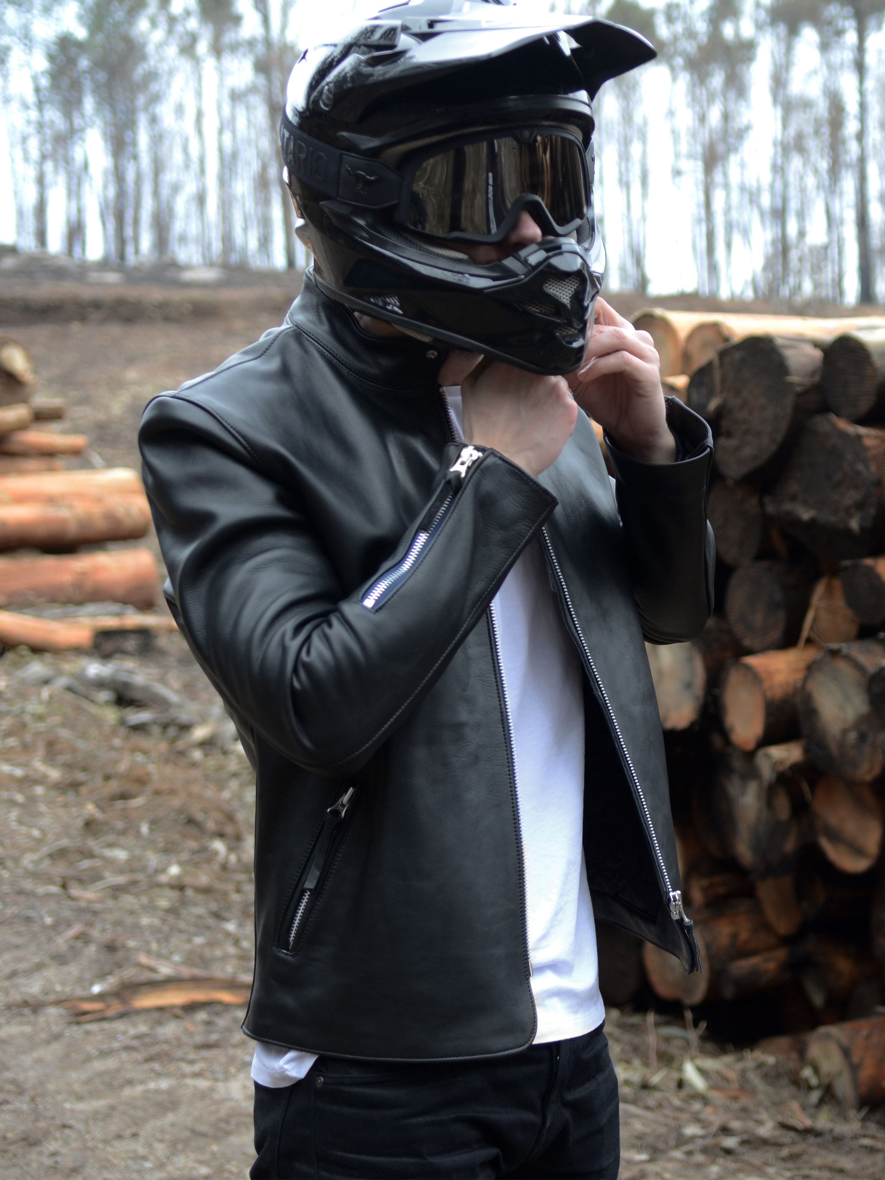 el solitario クラーケン　レザージャケット Kraken Leather Jacket | El Solitario